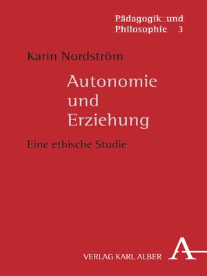 cover image of Autonomie und Erziehung
